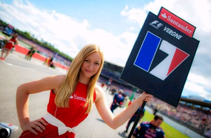 Beautiful f1 girl photo