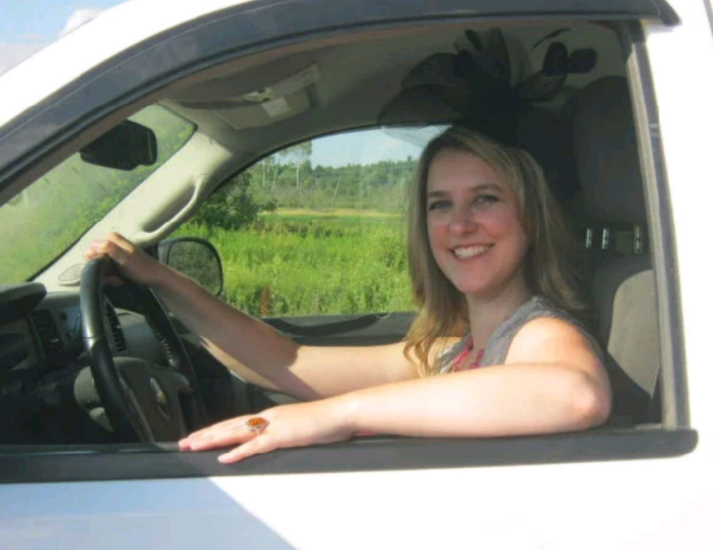 Beautiful women on driving photo