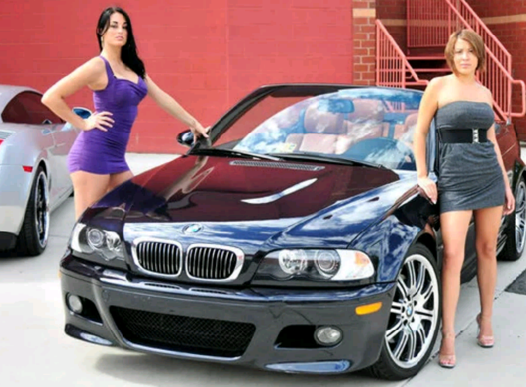 Bmw m3 show with beautiful girls